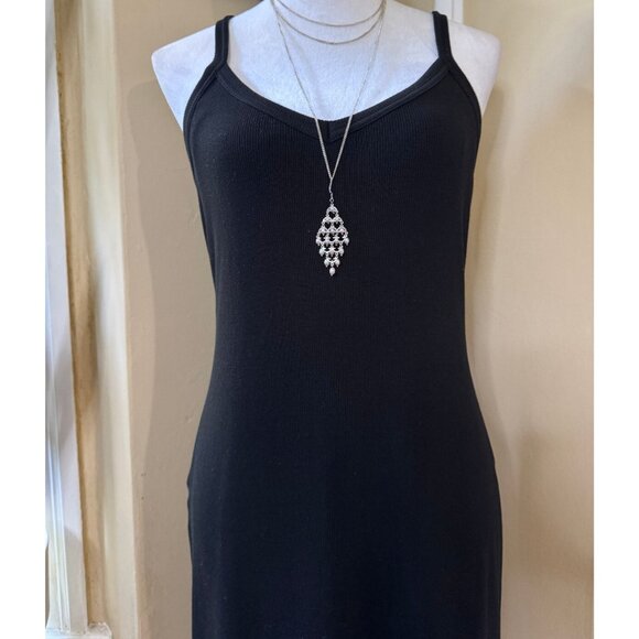 Marine Layer Womens Lexi Rib Sun-In Spaghetti Strap Dress Sz XL Stretch Vacation - Picture 3 of 14